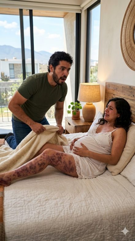 Su madre llamó “floja” a su esposa con 6 meses de embarazo por negarse a salir de la cama. Cuando el esposo, harto de la situación, le arrancó la cobija de golpe, el espeluznante secreto que ella ocultaba lo hizo caer de rodillas destrozado.