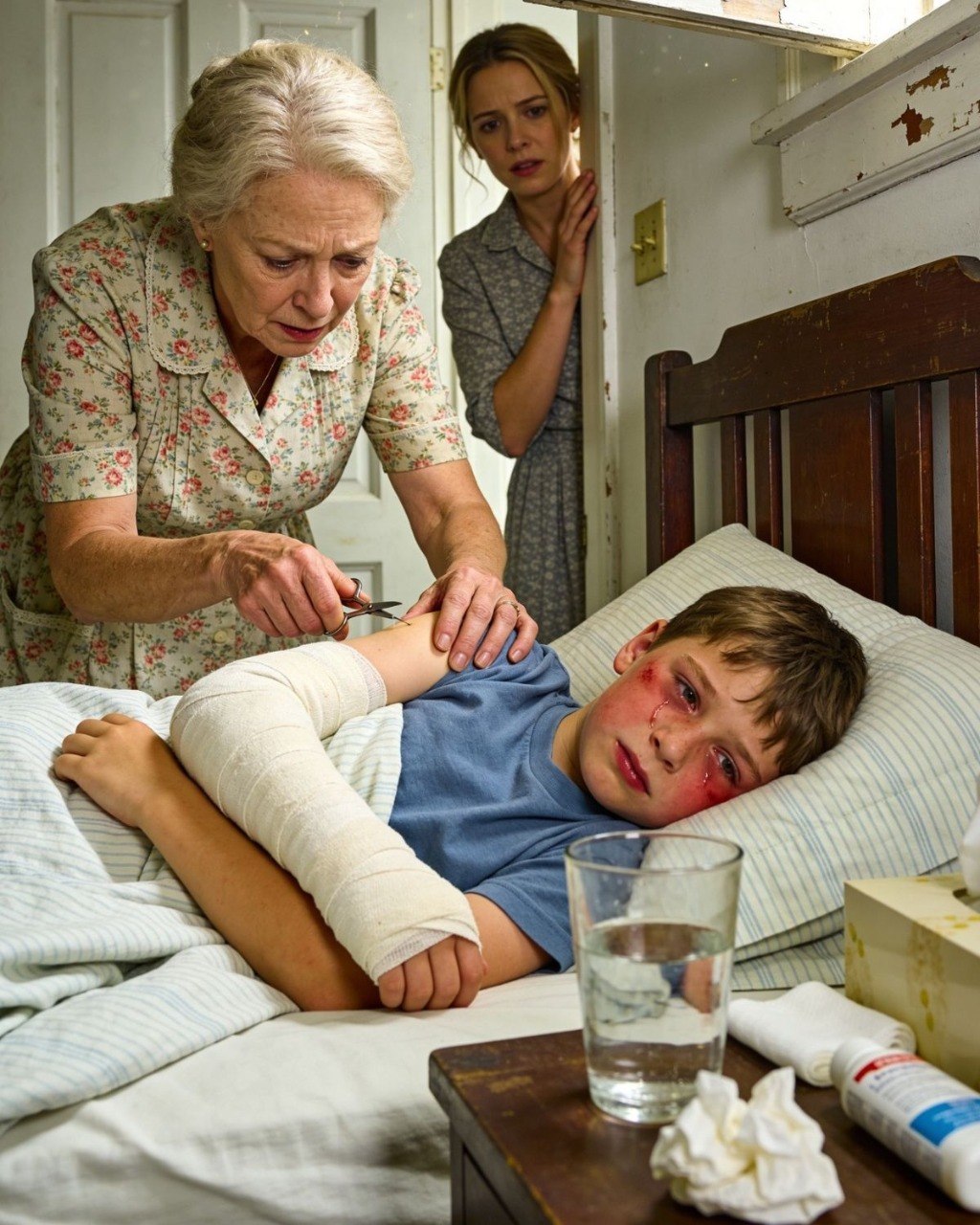 “Córtenme el brazo”, suplicaba el niño entre fiebre y lágrimas; nadie le creyó, hasta que la mujer que lo cuidaba decidió romper el yeso sin permiso.
