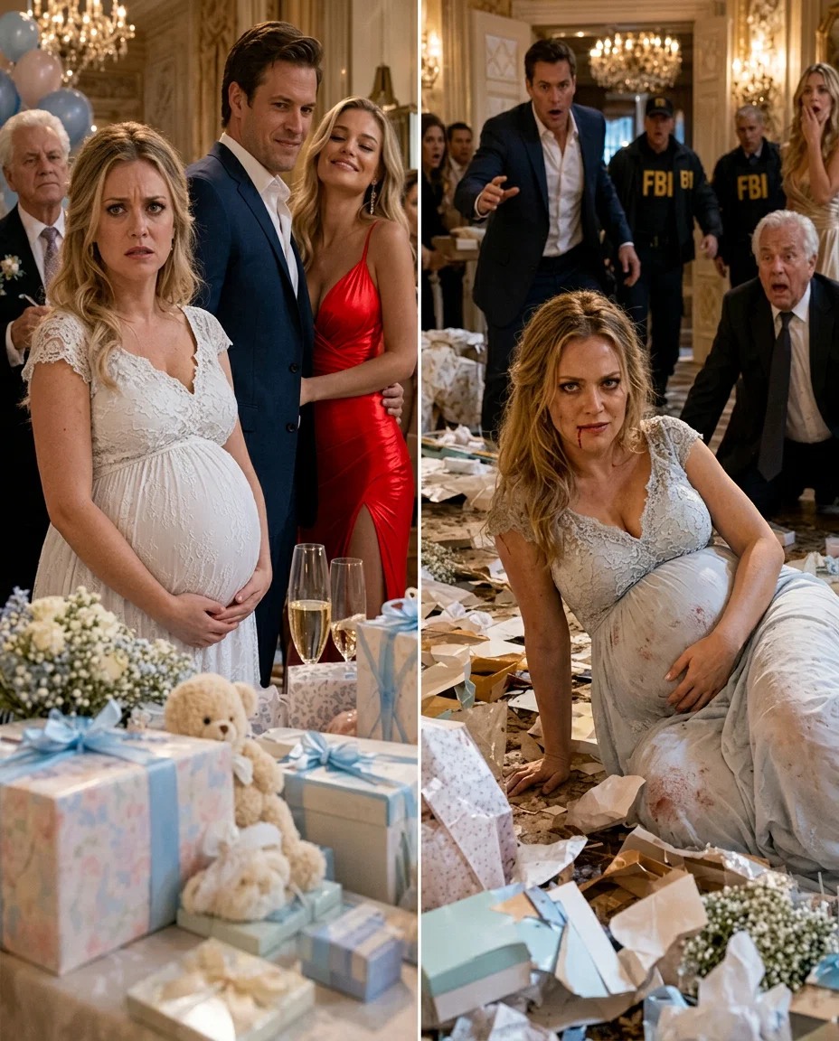 Con ocho meses de embarazo de nuestro bebé milagro, mi esposo trajo a su amante de 22 años a nuestra fiesta de bienvenida. Cuando les exigí que