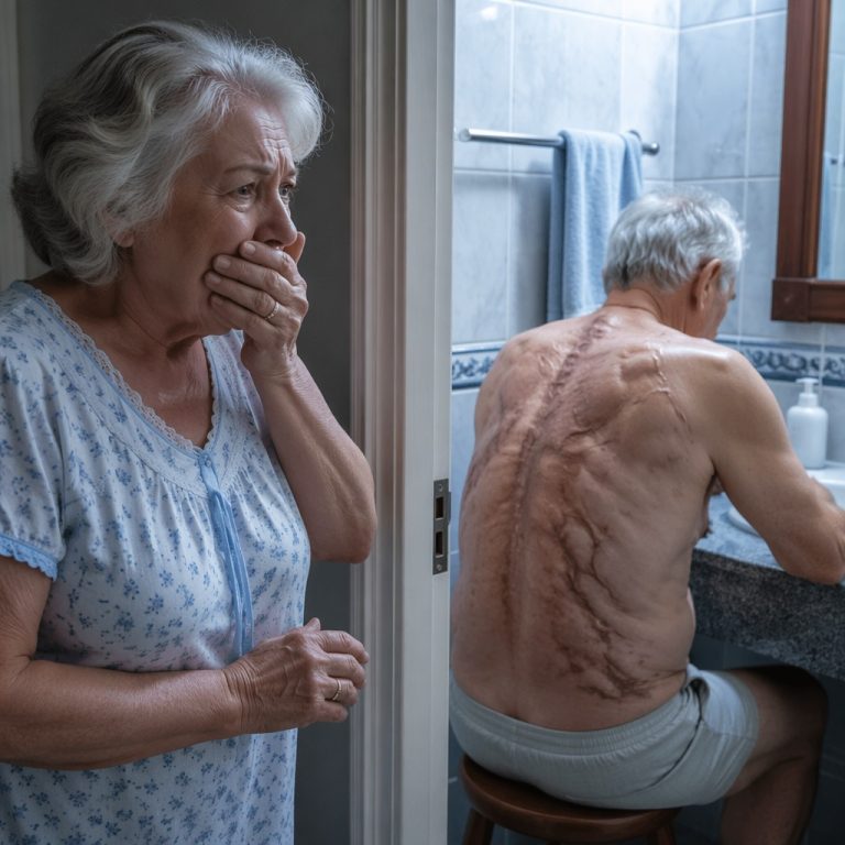 Mi esposo se encerraba cada madrugada durante 35 años y cuando por fin miré por la cerradura, entendí por qué siempre decía: “Lo hago para protegerte”.