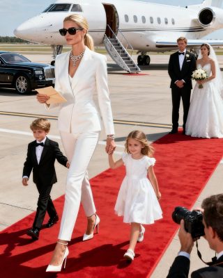 El exmarido invitó a su exesposa, que no tenía dinero, a su boda; ella llegó en el jet privado del multimillonario con sus gemelos.-nhuy