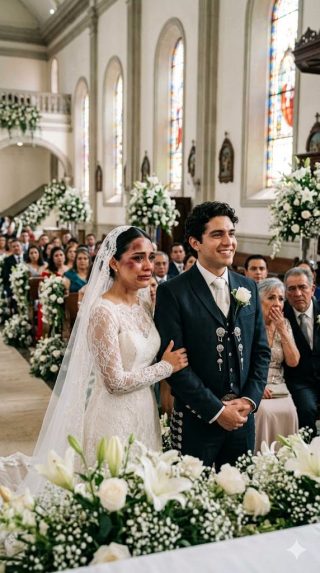 Llegué al altar con el rostro destrozado y mi novio se burló, pero el audio que mi mejor amiga puso en el micrófono reveló el secreto asqueroso de mi propia madre