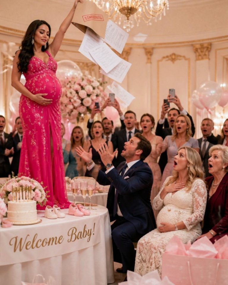 Mi esposo decía que no había dinero para la cuna de nuestra hija… pero con mi tarjeta pagó el baby shower de lujo de su amante embarazada.