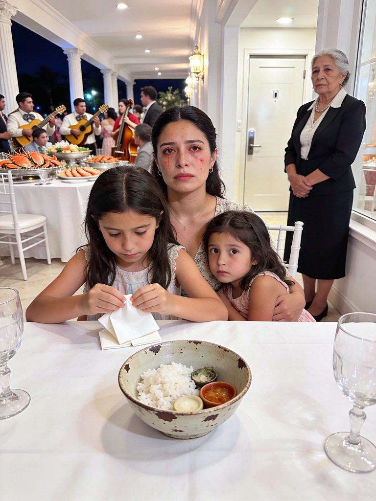 “¡A las niñas de esa no les sirvan camarones! Que coman lo que sobre, para eso nacieron mujeres.”