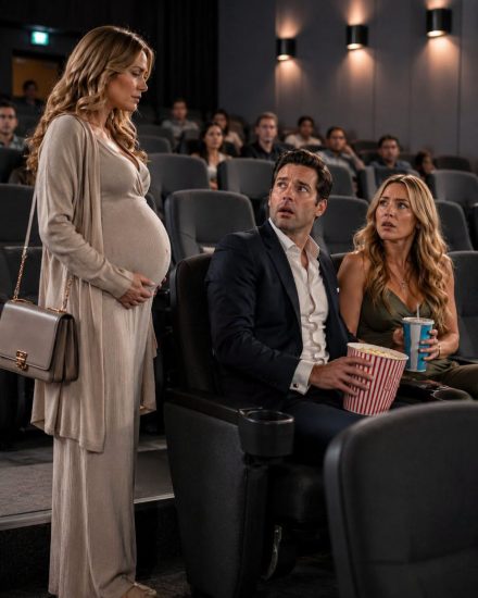 Mi esposo llevó a su amante a un teatro de lujo y habló sobre cómo “encargarse” de nuestro hijo no nacido después de robar mi herencia. Lo que él jamás esperó fue que yo estaba sentada apenas tres filas detrás de él, escuchando cada palabra…