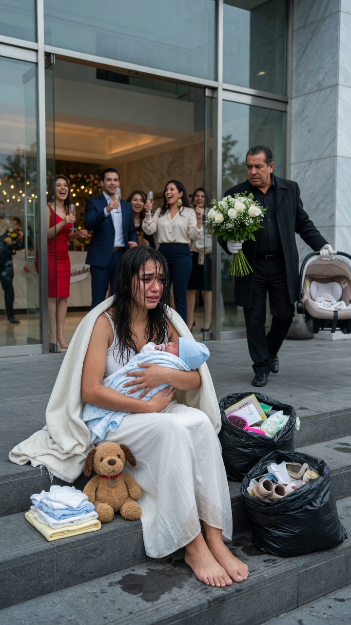 Encontré a mi sobrina recién parida y descalza afuera del hospital. Cuando leí el cruel mensaje de su esposo diciendo “La casa ya no es tuya”, descubrí su macabra trampa. Pero el muy cobarde cometió un error fatal: no sabía que acababa de despertar a la familia equivocada.