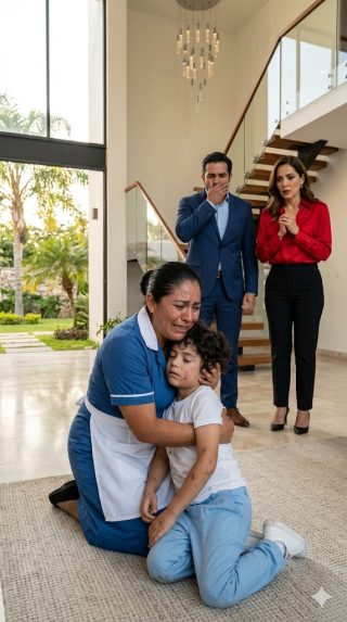 La novia del millonario enterró vivo a su hijo pero la empleada lo salvó de la tierra y ahora todos conocen su oscura verdad