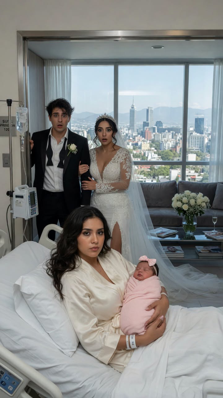 A 6 meses de nuestro divorcio, mi ex me llamó desde el altar para humillarme. Le respondí: “Acabo de dar a luz”. 30 minutos después, irrumpió en el hospital vestido de novio y temblando de terror… sin saber que su ruina estaba a punto de transmitirse en vivo.