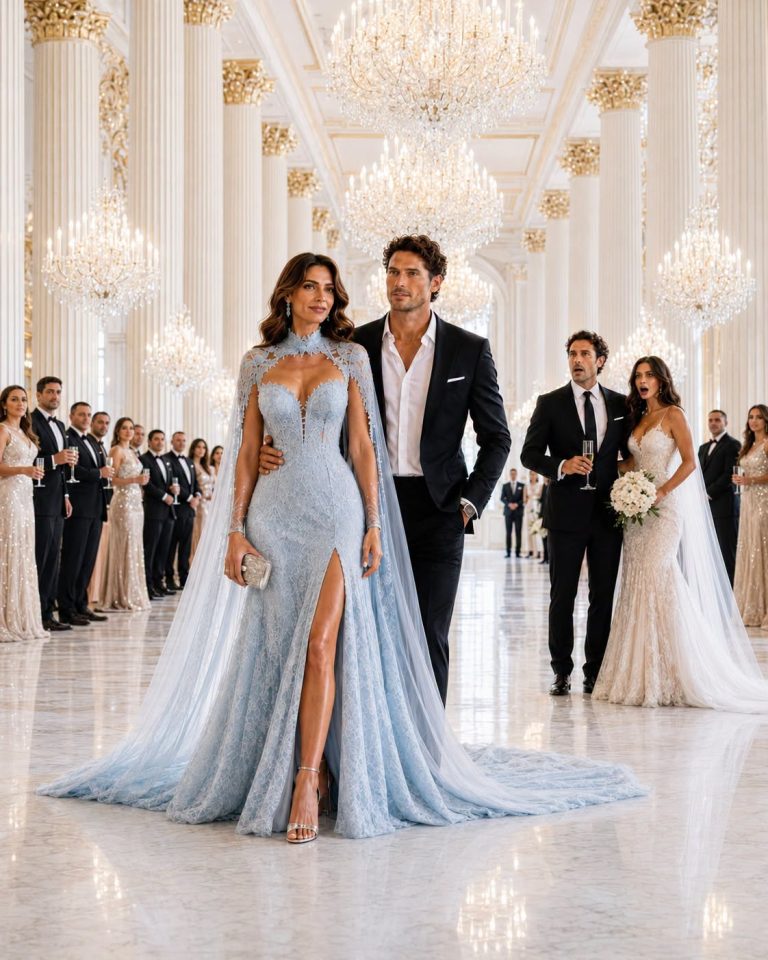 Invitó a su exesposa para humillarla en su boda, pero ella llegó con 4 escoltas y una verdad que lo dejó esposado