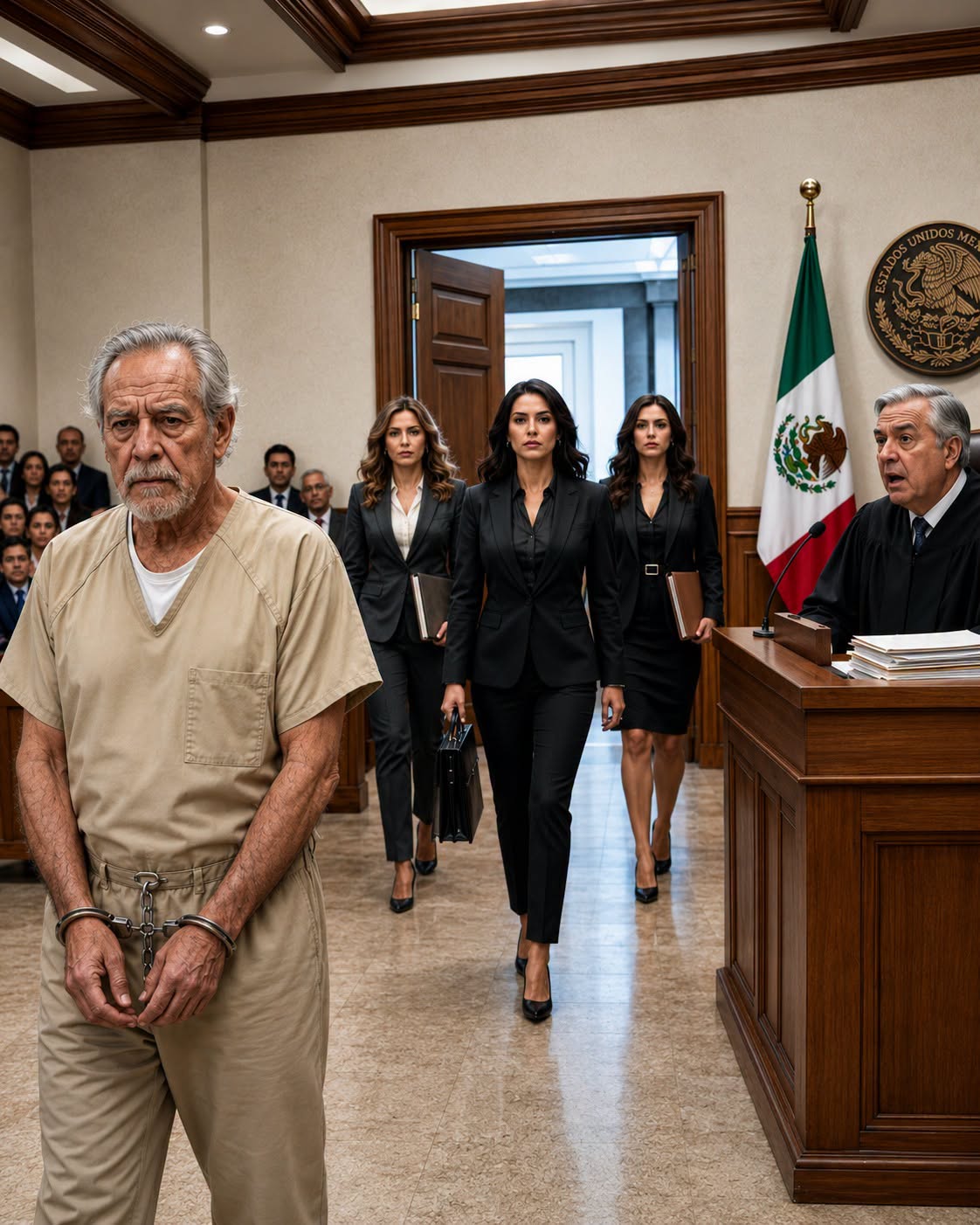 El Conserje Que Crió A 3 Niñas Abandonadas Fue Acusado De Robar 850,000 Pesos… Pero Ellas Llegaron Al Juzgado Con La Verdad