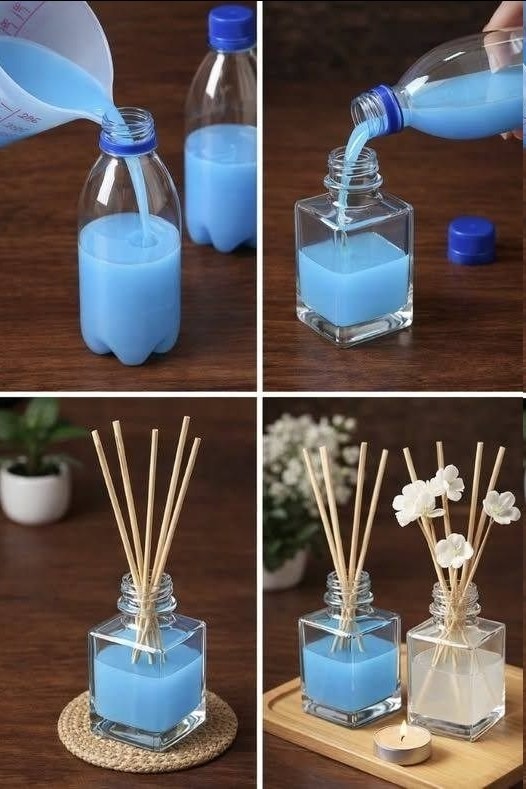 Difusor de lámina de dos ingredientesNOTE El difusor de láminas de dos ingredientes es una forma rentable, personalizable y segura de fragar su hogar. A diferencia de las velas, no requiere llama, por lo que es adecuado para hogares con niños o mascotas. El aroma es sutil pero consistente, creando una atmósfera acogedora sin abrumar los sentidos. Para maximizar la efectividad: Coloque el difusor en áreas de alto tráfico donde la circulación del aire ayuda a propagar la fragancia. Evite colocarlo cerca de ventanas abiertas, ya que las corrientes de aire pueden reducir su potencia. Reemplace el líquido cada 3-4 semanas para mantener la frescura. Experimente con aromas estacionales: cítricos para el verano, canela para el otoño, pino para el invierno. Esta receta no se trata solo de fragancia; se trata de crear un ritual de cuidado para su espacio vital. La preparación del difusor lo conecta con el proceso de elaboración de un ambiente agradable, mientras que la suave liberación de olor le recuerda diariamente el poder de las elecciones simples y reflexivas. Al abrazar este truco, su casa nunca dejará de oler fresco. Con solo dos ingredientes, puede crear un difusor natural y duradero que realce tanto la atmósfera como la estética de su hogar. Es una prueba de que a veces las soluciones más simples son las más efectivas, convirtiendo los momentos ordinarios en experiencias de confort y deleite.